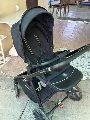 Коляски: Прогулочная коляска INING BABY Crosslight, черная - Просторное — 4