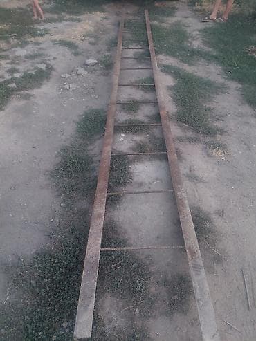 Ремонт и строительство: Металлическая лестница Для дома, Форма лестницы: Прямая — 1