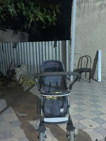 купить колеса на коляску: Коляска, цвет - Черный, Б/у — 3