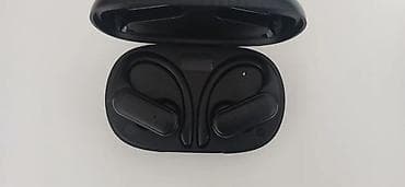 Усилители звука: Беспроводные спортивные наушники-вкладыши с дугами за уши + зарядный — 2