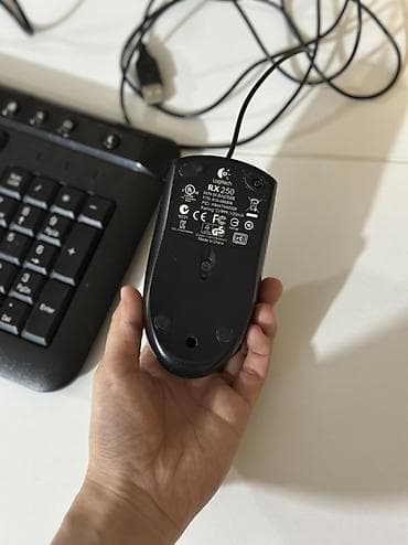 проводная мышка: Проводной комплект для ПК: клавиатура A4Tech + мышь Logitech RX250 - — 4