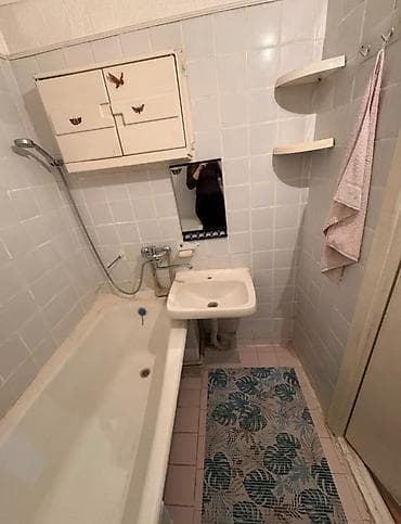 комнаты ыссык куль: 2 комнаты, 48 м², 105 серия, 2 этаж, Косметический ремонт — 10