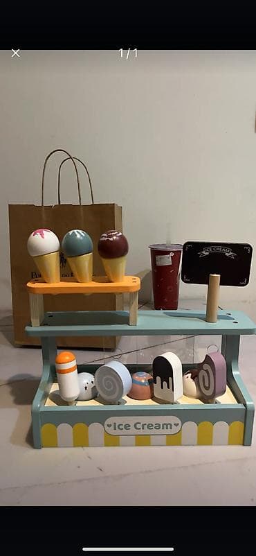 реалии: Деревянный игровой набор “Кухня – миксер с аксессуарами”. Что внутри — 4