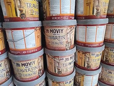 вазы посуда: Декоративная каменная штукатурка MOVIY OMAD FAYZ TRAVERTIN 3D DEKOR - — 1
