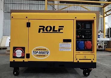 солярка бак: Дизельный генератор ROLF TOP-9000TD (Super Silent) - Тип: дизельный — 1