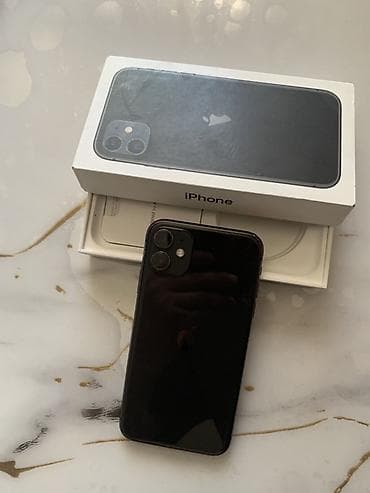 IPhone 11, 128 ГБ, Черный, Коробка, 86 %