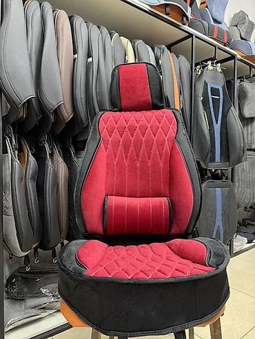 авто сидение: Чехлы Велюровые, цвет - Черный — 8