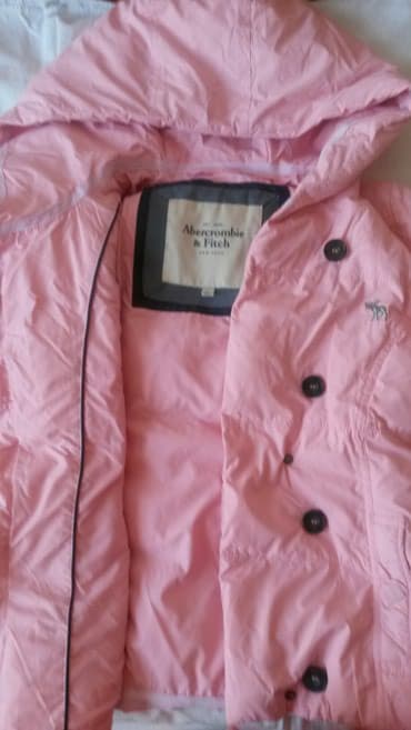 куртки большие размеры: Легкий теплый пуховик бомбер Abercrombie & Fitch, размер 46-48 — 2