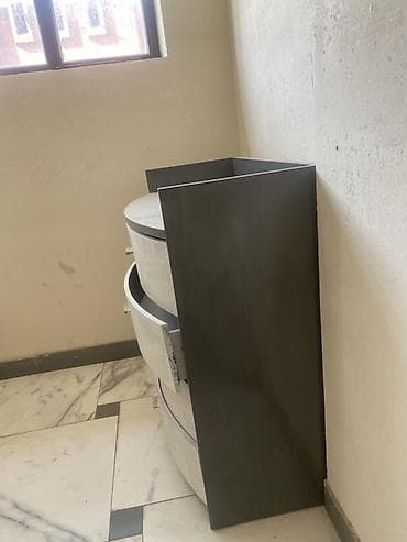 Комод для одежды, Без зеркала, ЛДСП, цвет - Серый