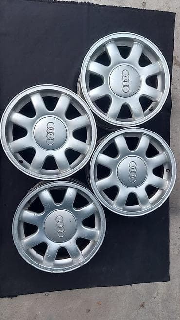 Литые Диски R 15 Audi, Комплект, отверстий - 5, Б/у