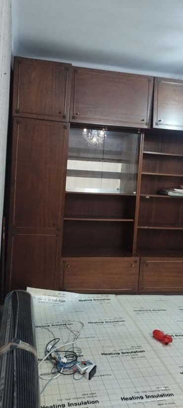 стенка шкаф бу: Гарнитур для зала, Б/у, Шкаф, ДСП, Самовывоз — 1