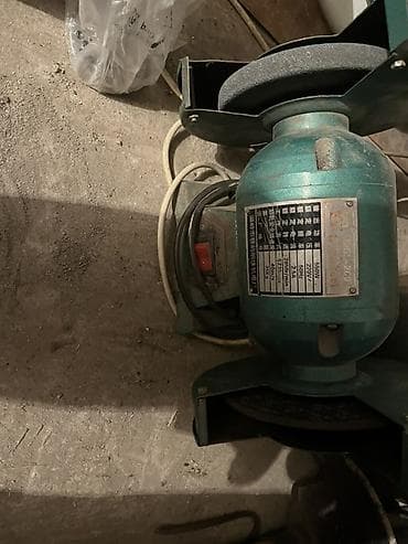 Настольный двухсторонний точильный станок (электроточило)