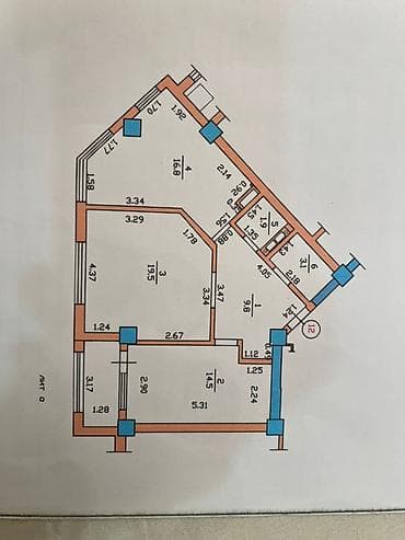 Продажа квартир: 2 комнаты, 69 м², 4 этаж — 10
