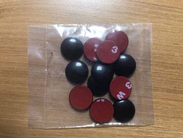 Заглушки винтов для дверей автомобиля - 12 шт. На обратной стороне