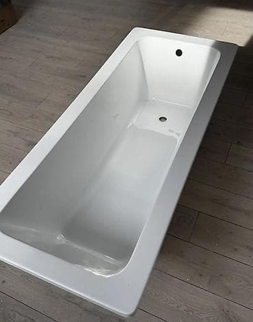 дешевые ванны: Прямоугольная ванна из акрила/стеклокомпозита, встраиваемая - Форма — 4