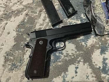 Спорт жана хобби: Продам страйкбольный colt 1911 на Грингазе от фирмы WE пистолет в — 2