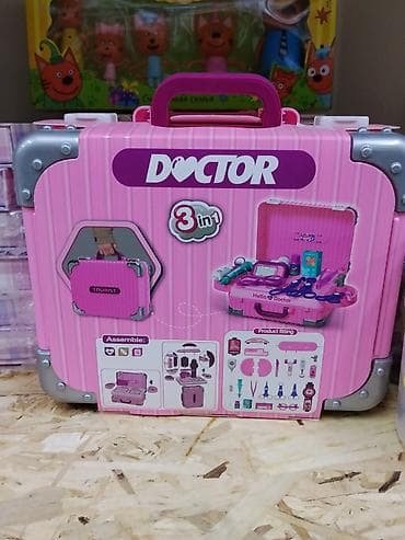 набор доктора: Игровой набор «Doctor» 3-в-1 в виде чемоданчика. Особенности: - — 1