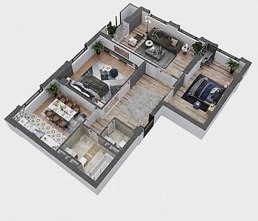 ско: 3 комнаты, 92 м², Элитка, 9 этаж — 2