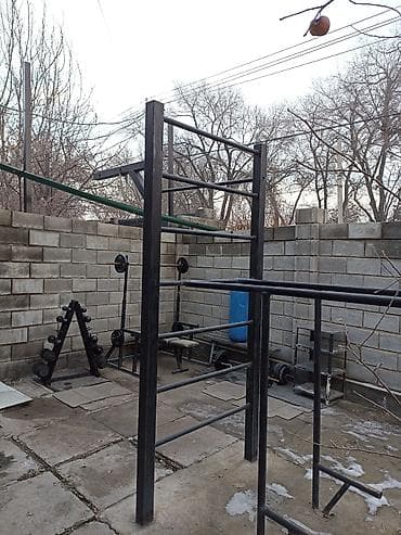 качка зал: Продаю комплект Гантели Гири штанги стойку для жима скамья для жима и — 8