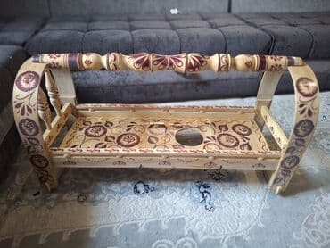 детский манеж деревянный: Люлька, Колыбель, Дерево, цвет - Фиолетовый — 10