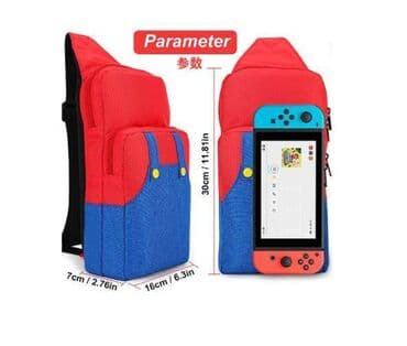 сумка для: Сумка для Нинтендо свитч (Nintendo switch) Mario pokemon animal — 4