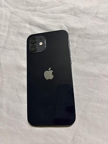 IPhone 12, черный цвет. - Экран 6.1" Super Retina XDR (OLED), Face
