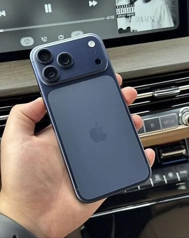 IPhone 17 Pro Max, Б/у, 256 ГБ, Синий, Коробка
