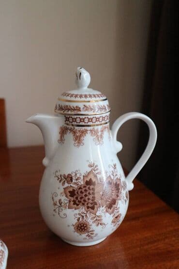 я ищу посуда: Немецкий винтажный кофейный фарфоровый сервиз Kahla на 6 персон — 5