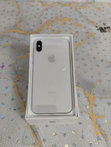 IPhone X, 256 ГБ, Серебристый, Коробка, 100 % — 1