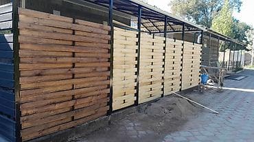 забор из дерева: Деревянный забор, Декоративный, Другое назначение, Покраска забора — 1