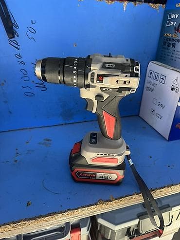 Аккумуляторная ударная дрель‑шуруповёрт «Ураган» 48V - Питание