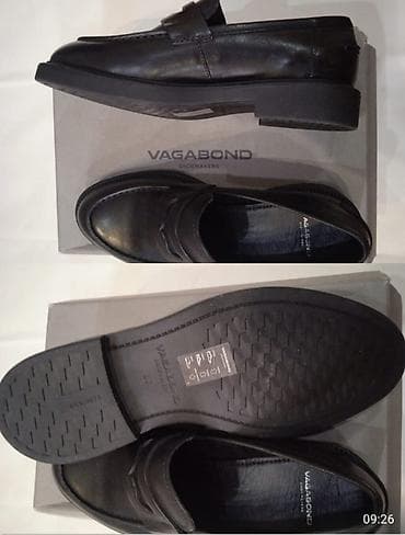 Лоферы, 37.5, Vagabond, Новый, цвет - Черный, Самовывоз