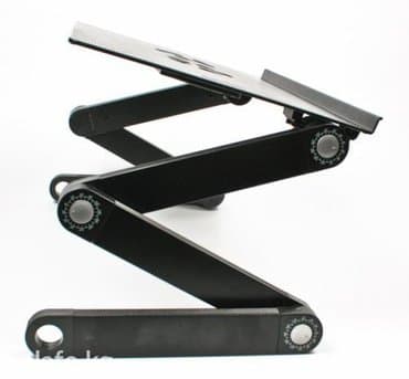 чехол на стол: Складной портативный металлический столик для ноутбука отличного — 3