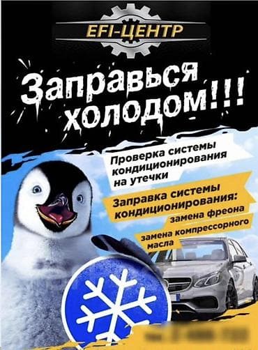 Кызматтар: Кондиционерди фреон менен толтуруу, Баруу менен, Жеңил унаа, Универсалдуу — 2