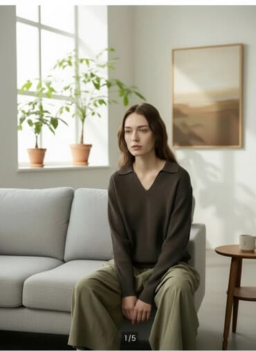 шерстяные кофты женские больших размеров: Кофта, Япония, M — 1