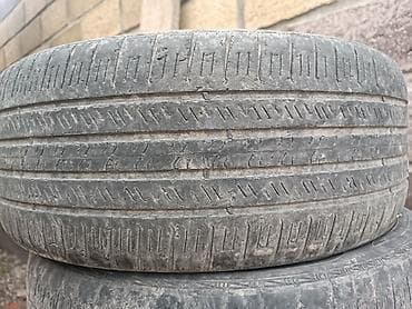 Шиналар жана дисктер: Комплект летних шин 225/55 R17 Б/У цена 2000 за комплект - Размер — 3