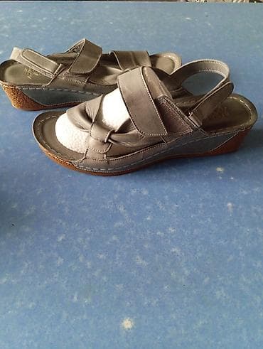 lining 38: Босоножки серого цвета, с изумительно мягкой стелькой, натуральная — 3