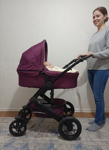 бебизен йойо 2 коляска: Коляска, цвет - Фиолетовый — 3