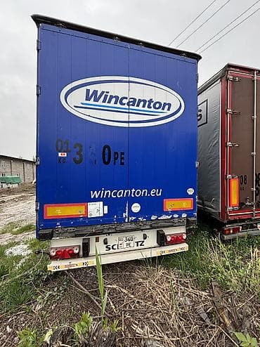 mersedes e211: Прицеп, Schmitz Cargobull, Шторный, Б/у — 4