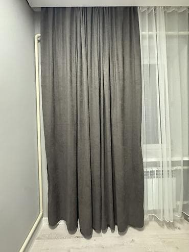 string art: Комплект штор, С тюлем в комплекте, Готовое изделие, Для спальни — 1