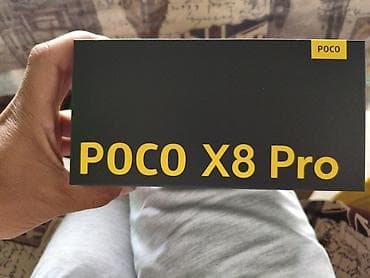 Poco X8 Pro, Б/у, 256 ГБ, цвет - Черный, 2 SIM