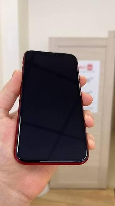 Техника и электроника: IPhone Xr, Б/у, 64 ГБ, Красный, 75 % — 2