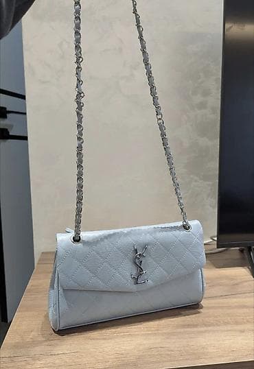 сумку клатч ysl: Классическая сумка, Saint Laurent, Материал: Экокожа, Стеганая модель, Женские, Новый — 2