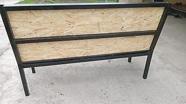 чели: Скамейка Металл, Со спинкой, Без крыши — 4