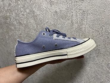 Свадебные платья и аксессуары: Кроссовки, 37, Converse, Новый, цвет - Голубой, Самовывоз — 4