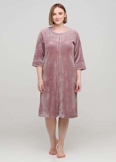 домашние халаты больших размеров: Женские халаты велюровые халаты Банные халаты Махровые халаты — 1