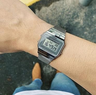 Аксессуары: Классические часы часы, Casio, Пластик, Унисекс, Новый — 1