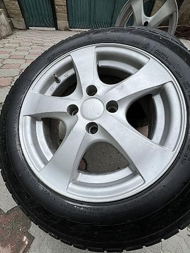 Колеса в сборе R 14, Зима, Б/у, Комплект, Легковые, Литые, отверстий - 4 — 5