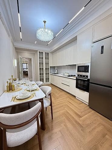 Недвижимость: 3 комнаты, 105 м², 10 мкр Элитка, 10 этаж, Дизайнерский ремонт — 3