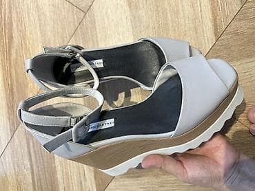 Босоножки, сандалии, шлепанцы: Босоножки, 38.5, Stella Mccartney, Новый, цвет - Серый — 4